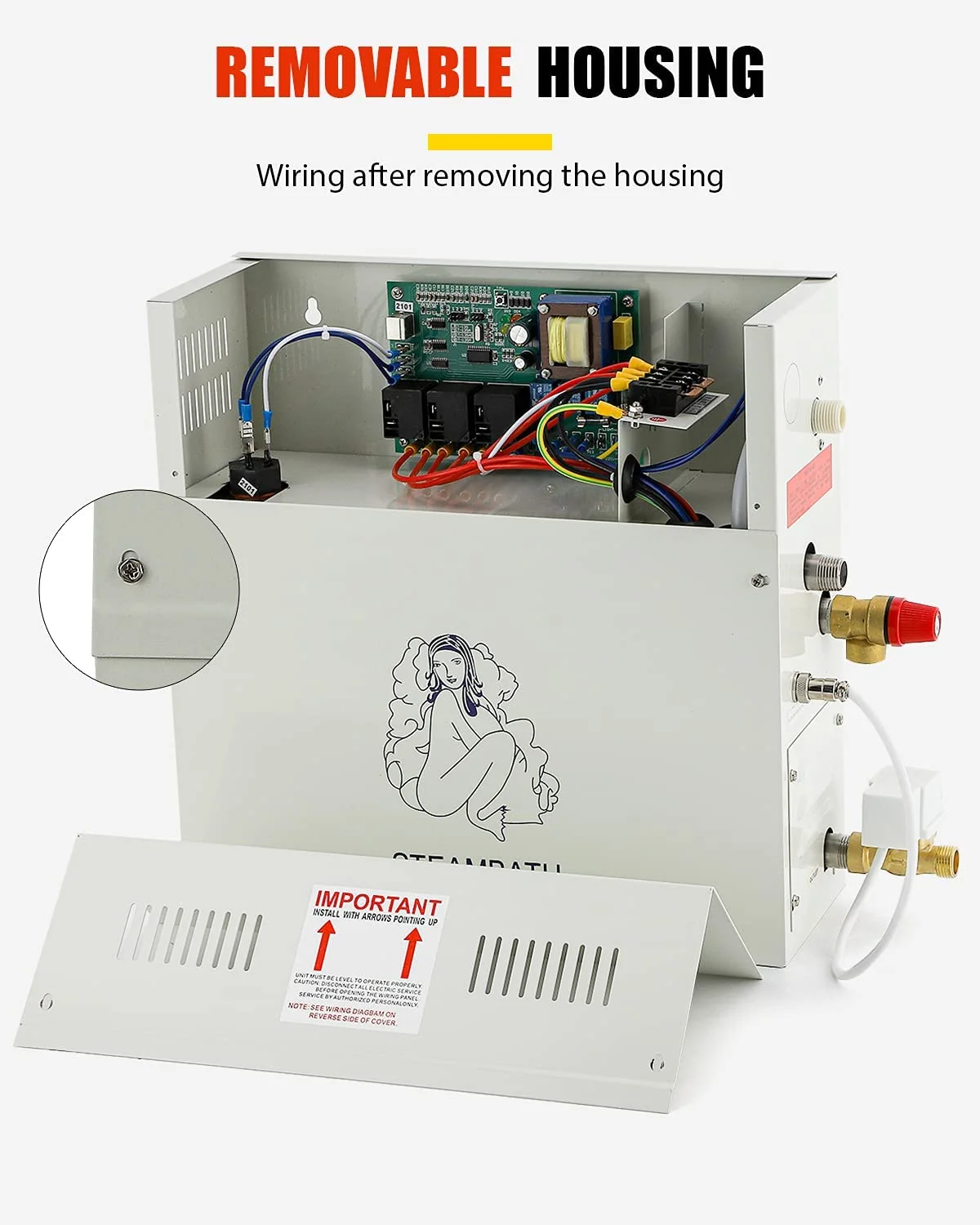Steam Sauna Generator 9Kw - 2026 9KW مولد بخار فاخر دش