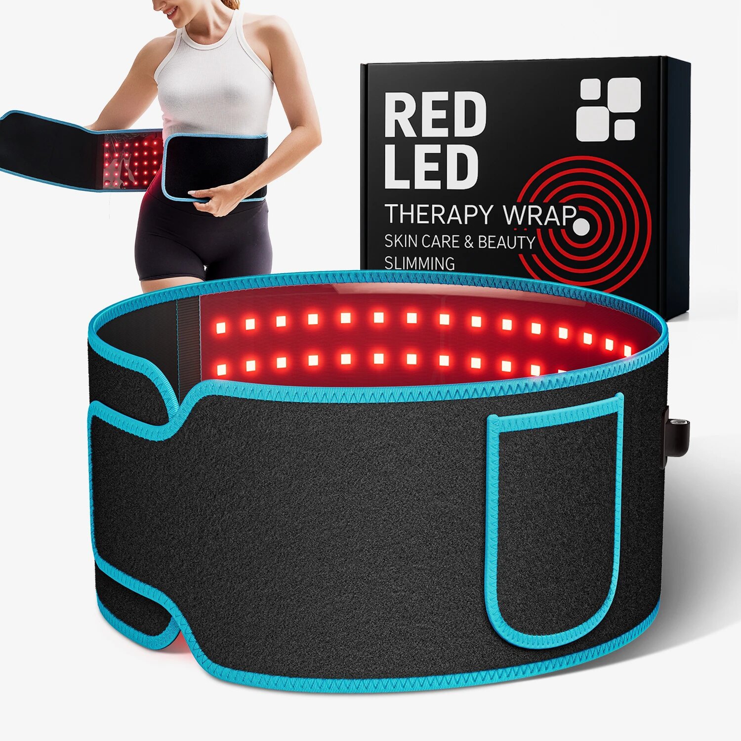 Red Light Therapy Belt - حزام العلاج بالضوء الأحمر والأشعة تحت