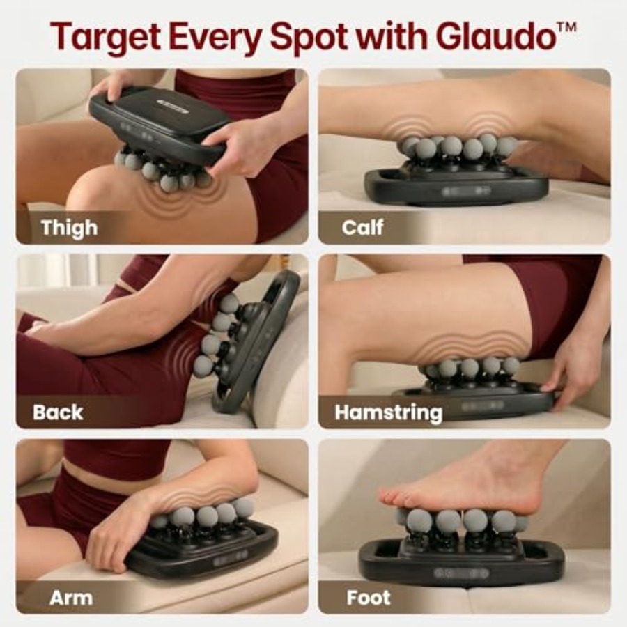 مسدس تدليك بـ 20 رأسًا للأنسجة - مراجعة Massage Gun Percussion Deep Tissue وسعره