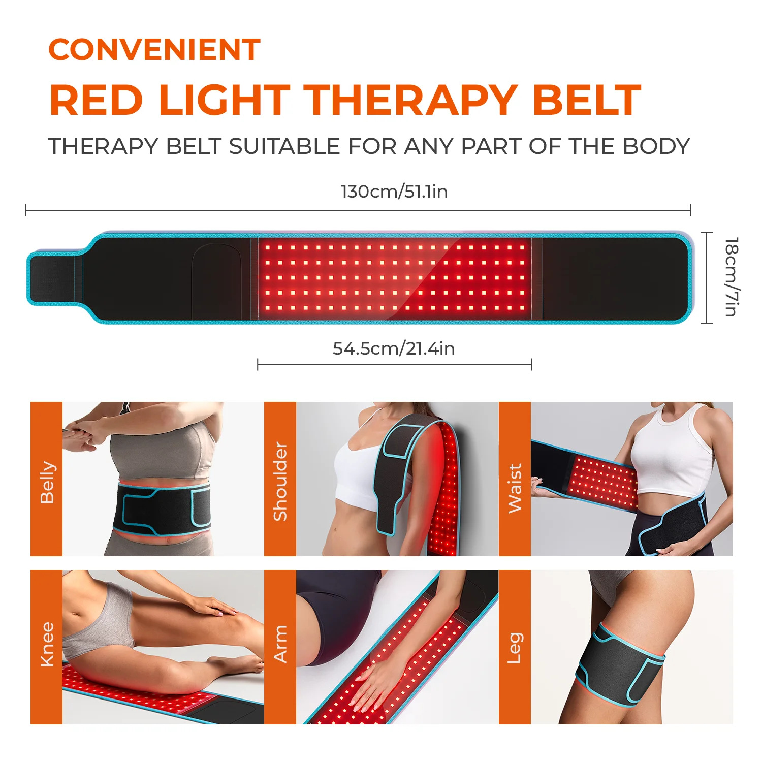 حزام العلاج بالضوء الأحمر والأ - مراجعة Red Light Therapy Belt وسعره