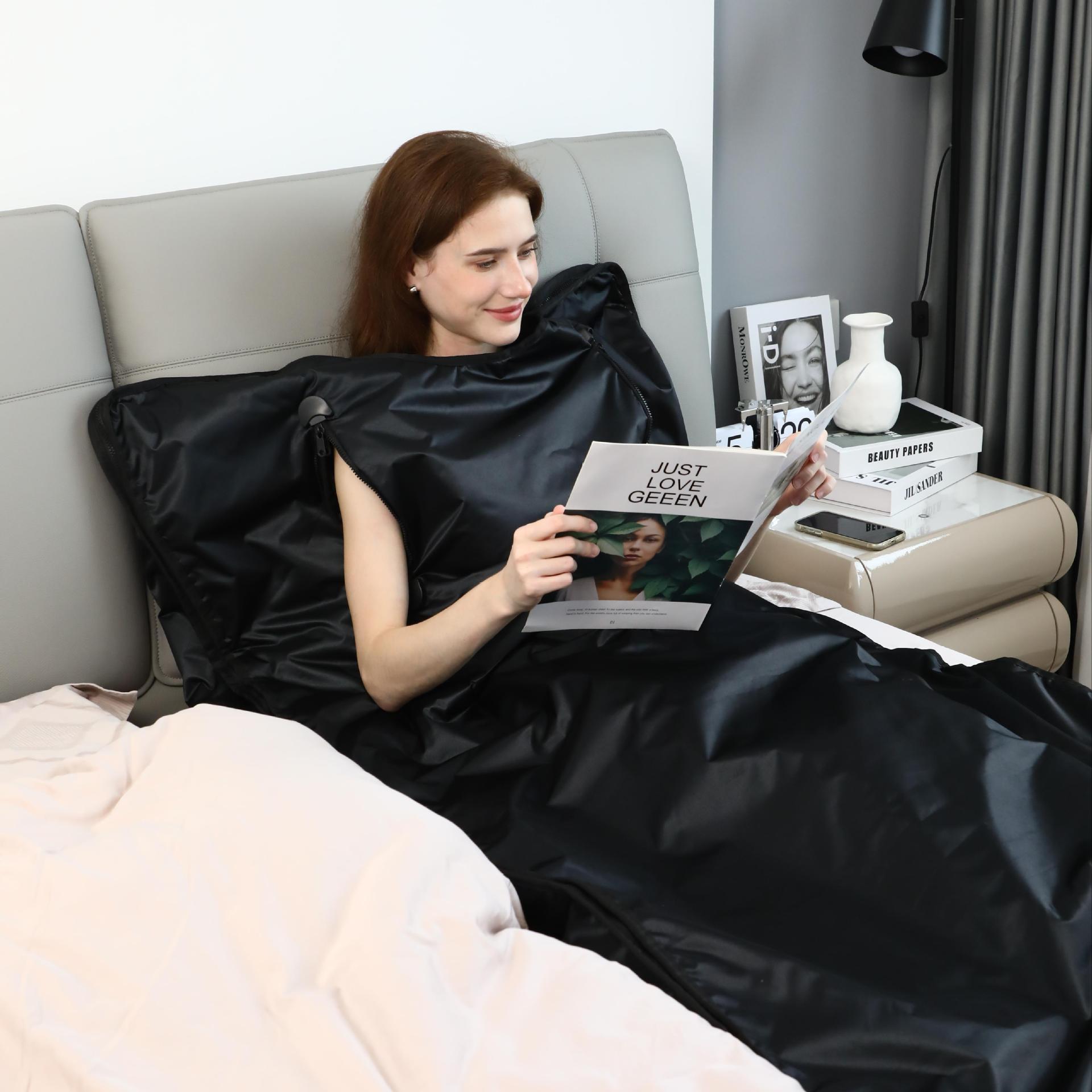 بطانية ساونا بالأشعة تحت الحمر - مراجعة Infrared Sauna Blanket Portable وسعره