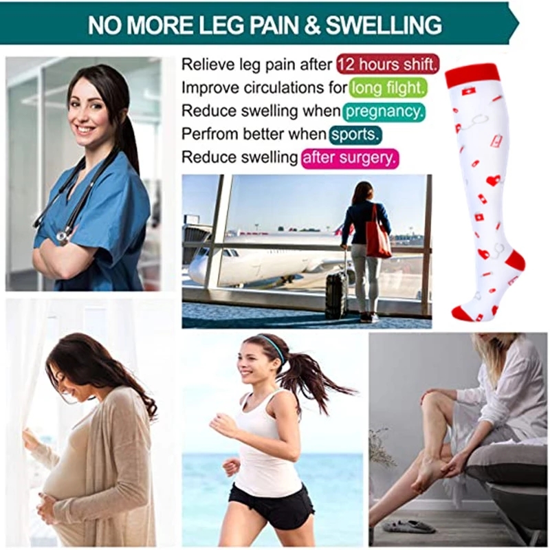 جوارب ضغط 20-30 Mmhg تشغيل الد - مراجعة Compression Boots Recovery وسعره