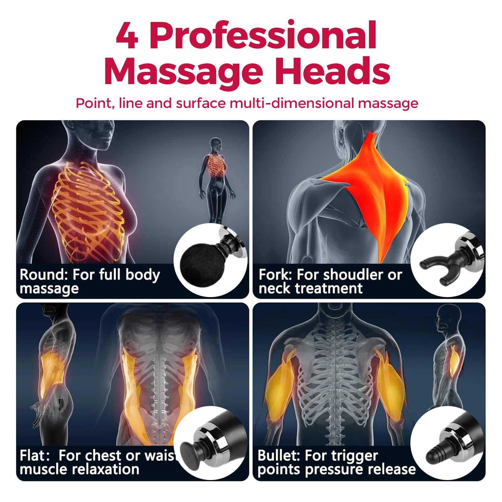 مسدس تدليك الأنسجة العميقة للظ - مراجعة Massage Gun Percussion Deep Tissue وسعره