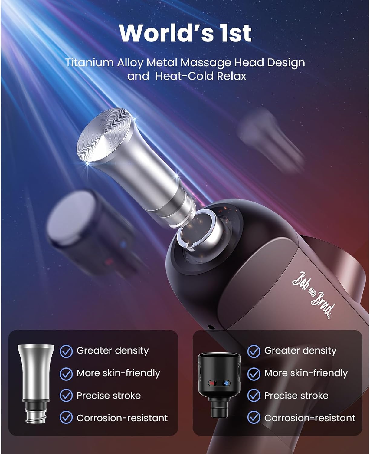 مسدس تدليك BOB AND BRAD X6 Pro - مراجعة Massage Gun Percussion Deep Tissue وسعره