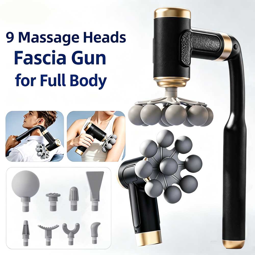 مسدس تدليك العضلات اللاسلكي 2  - مراجعة Massage Gun Percussion Deep Tissue وسعره