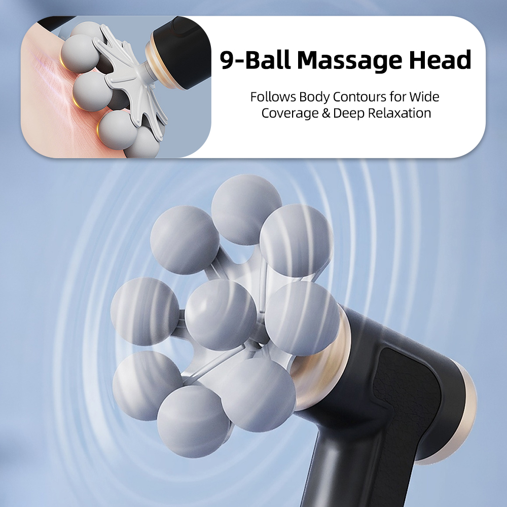 مسدس تدليك العضلات اللاسلكي 2  - مراجعة Massage Gun Percussion Deep Tissue وسعره