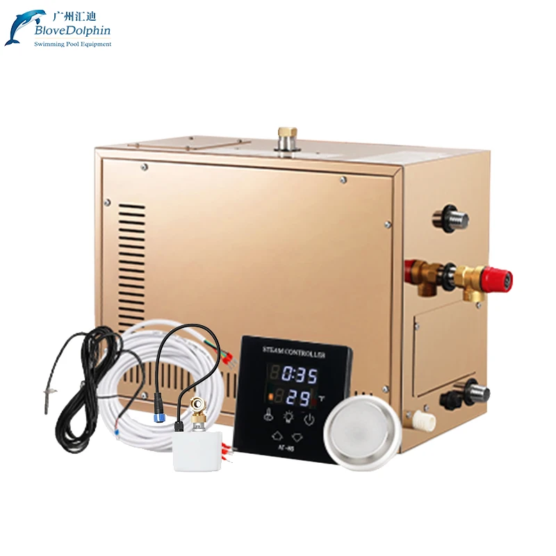 مولد بخار كهربائي للساونا بقدر - مراجعة Steam Sauna Generator 9Kw وسعره