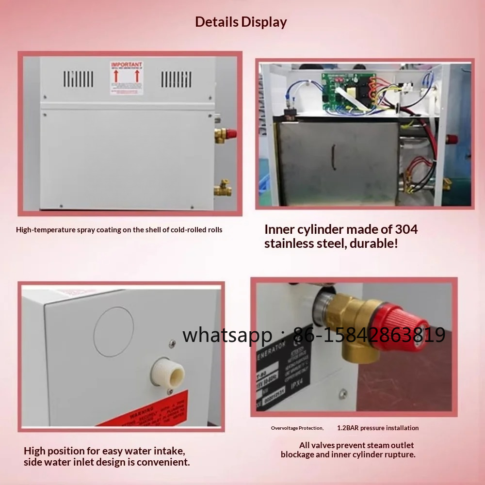 مولد بخار 3-9 كيلو واط 220 فول - مراجعة Steam Sauna Generator 9Kw وسعره