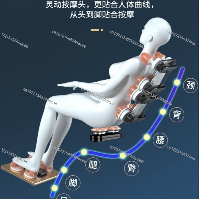 كرسي تدليك منزلي لتدليك كامل ا - مراجعة Massage Chair Zero Gravity وسعره