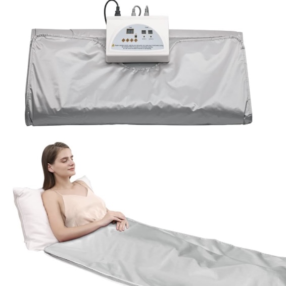 بطانية ساونا مزدوجة التحكم، غط - مراجعة Infrared Sauna Blanket Portable وسعره